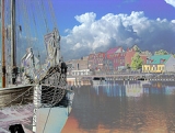 Greifswald Museumshafen - Blick zur Ladebower Seite Ein Foto in Flickr