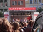 Steinmeier unterstützt Matschie im Landtagswahlkampf Thüringen
