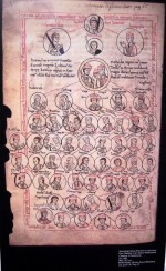 Stammtafel Heinrichs I. Museum Merseburg